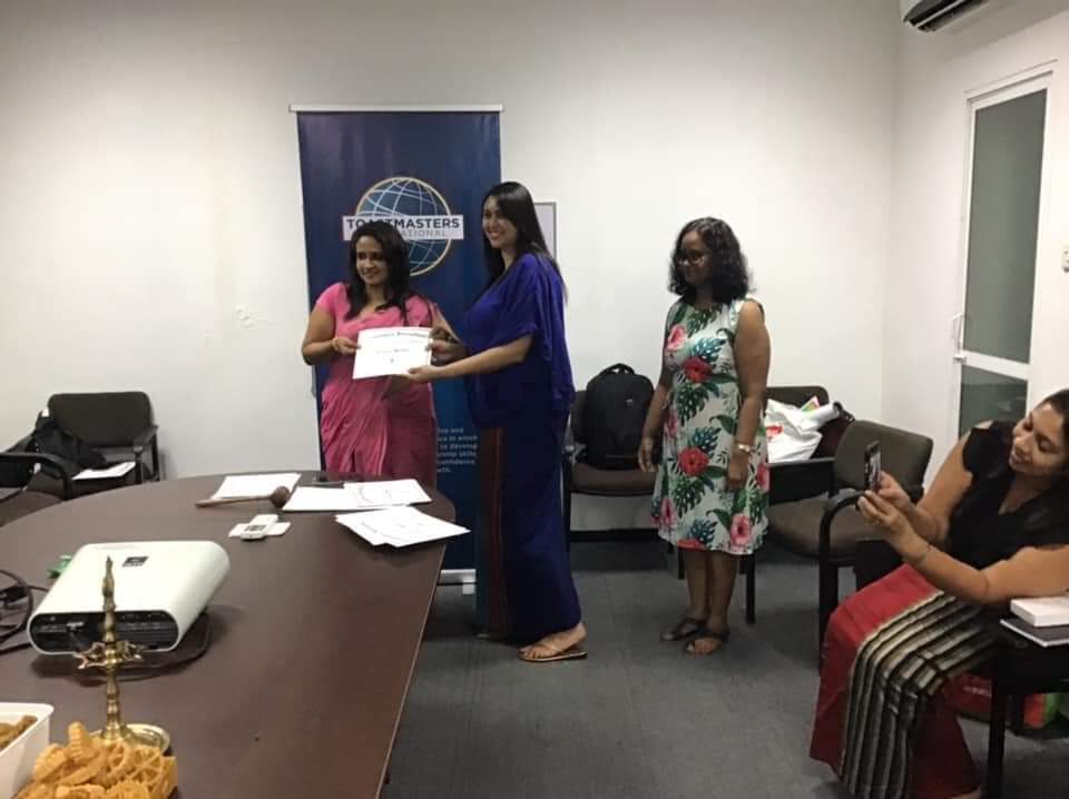 ICCSSL Toastmaster
