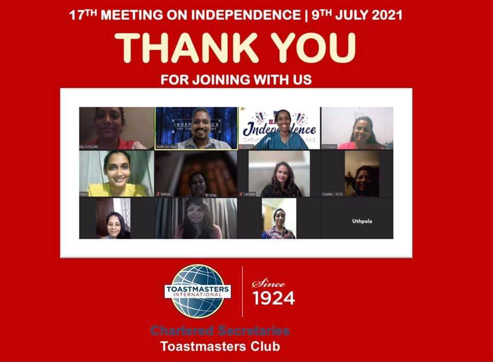 ICCSSL Toastmaster
