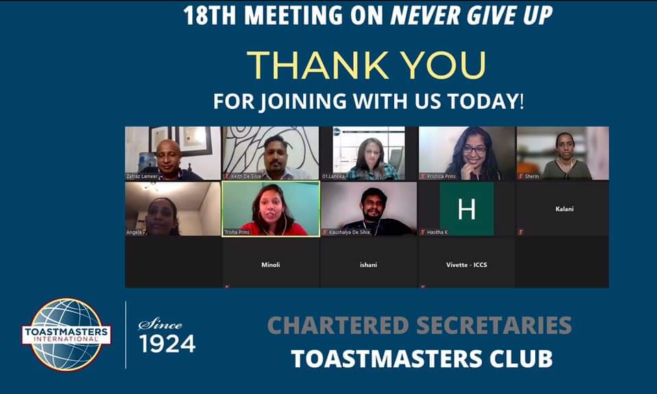 ICCSSL Toastmaster
