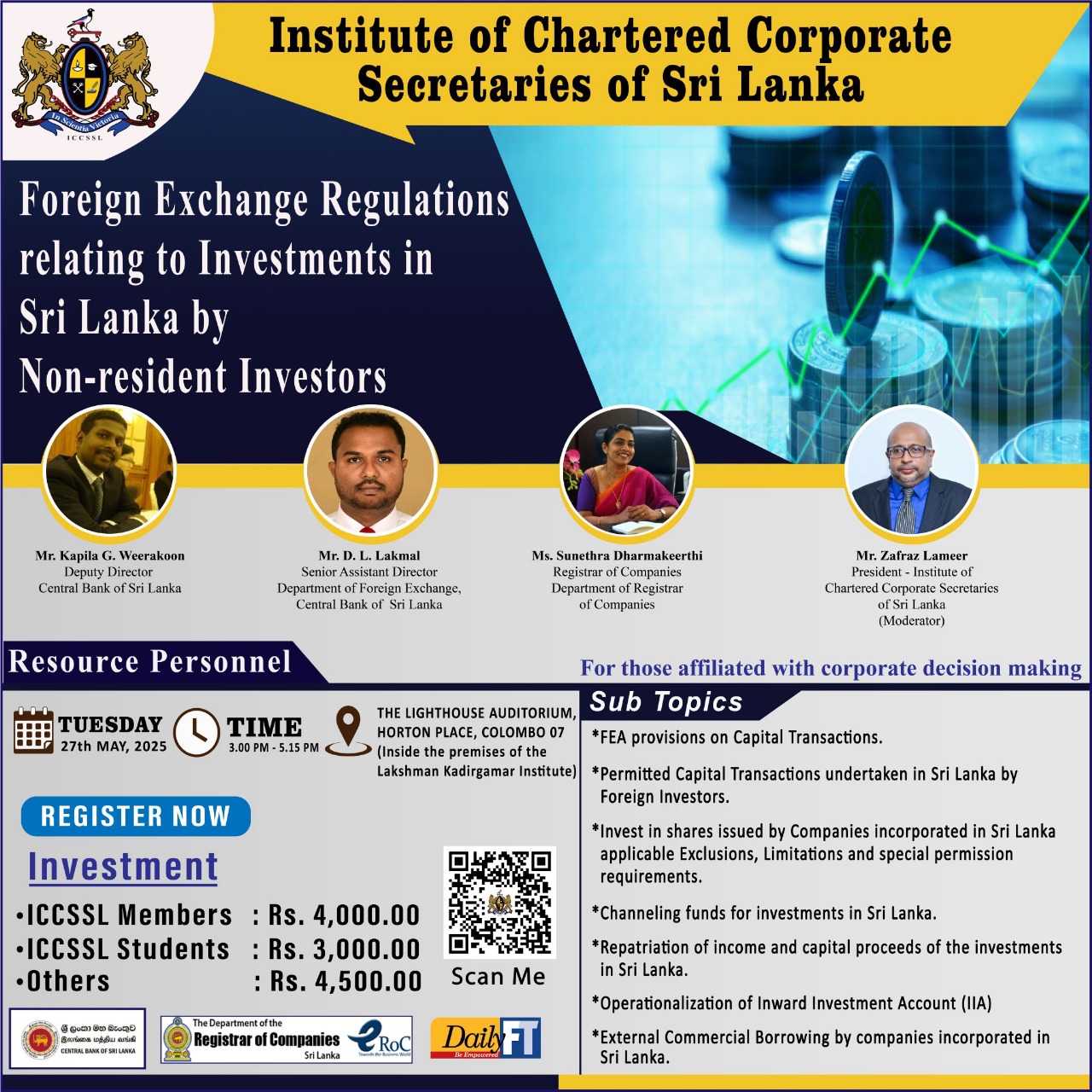 CPD; Foreign Exchange Regulations relating to Investments in Sri Lanka by Nonresident Investors

